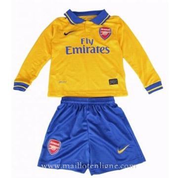 Maillot Arsenal Manche Longue Enfant Exterieur 2013-2014